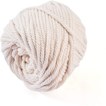 3 mm Thin Natural Twisted Jute String Macrome Cotton Rope